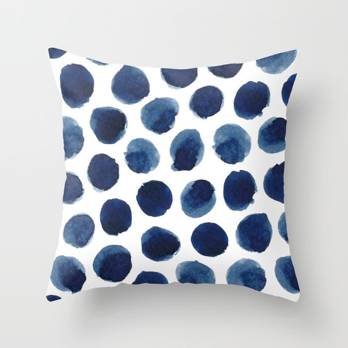 Cuscino motivo blu