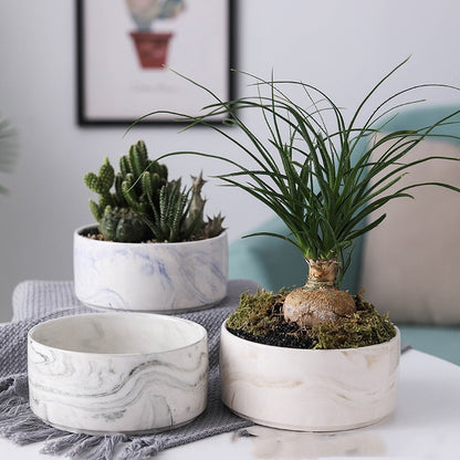 Vaso ceramica marmorizzato
