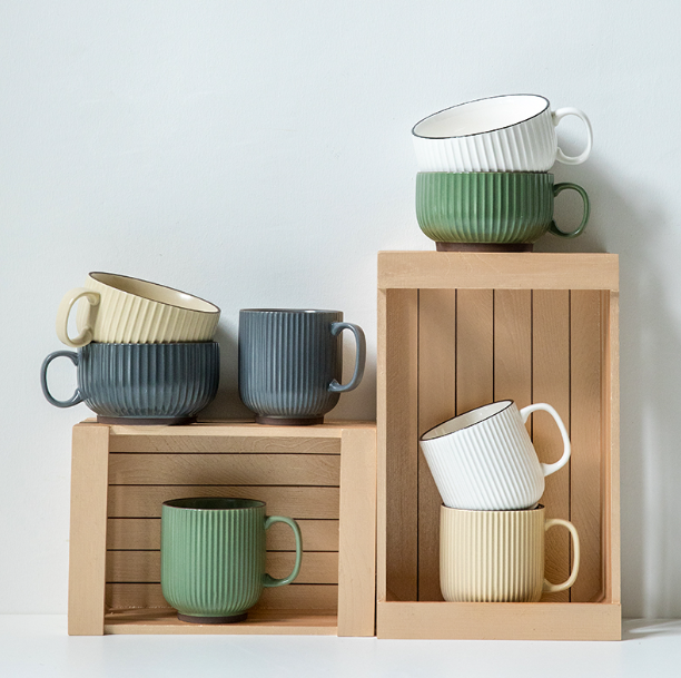 Tazza caffè righe nordica