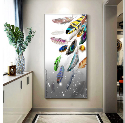 Quadro Astratto Piume