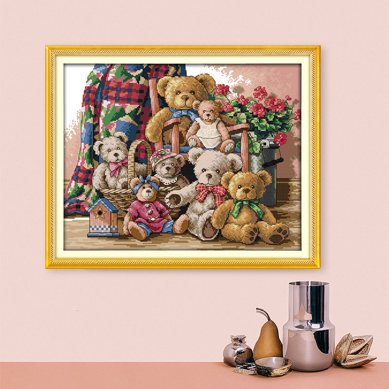 Quadro cartoon tessuto