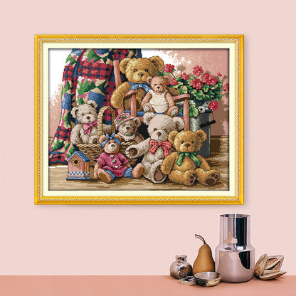 Quadro cartoon tessuto