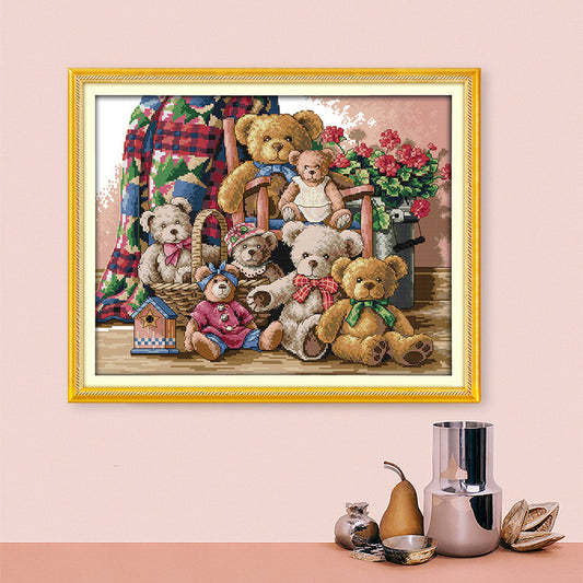 Quadro cartoon tessuto