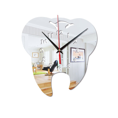 Orologio da parete Dente con orologio