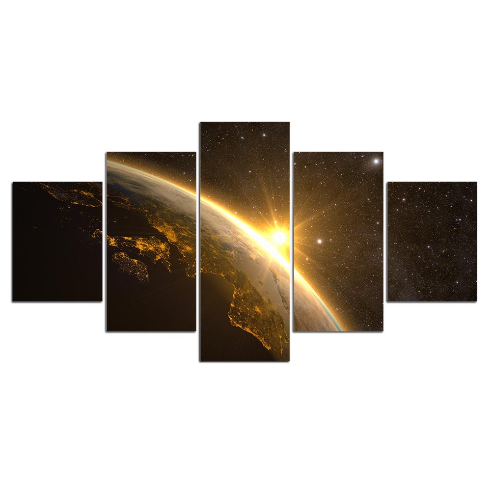 Adesivo murale Pianeti e nebulosa cosmica