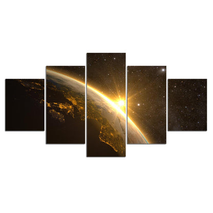 Adesivo murale Pianeti e nebulosa cosmica