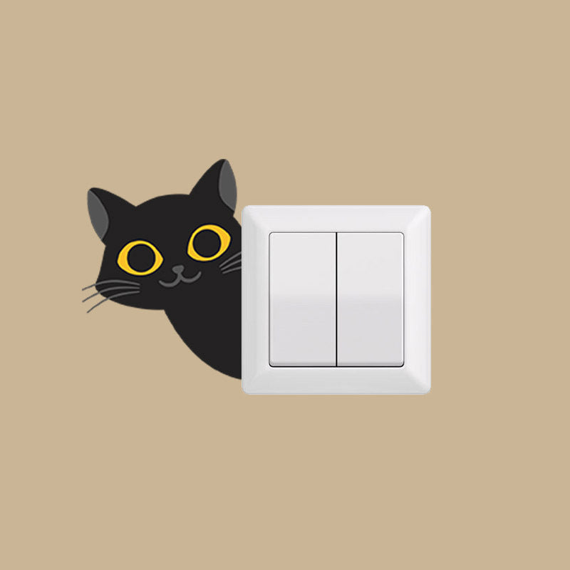 Adesivo murale gatto nero