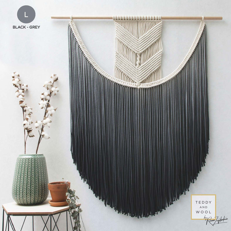Arazzo boho intessuto a mano
