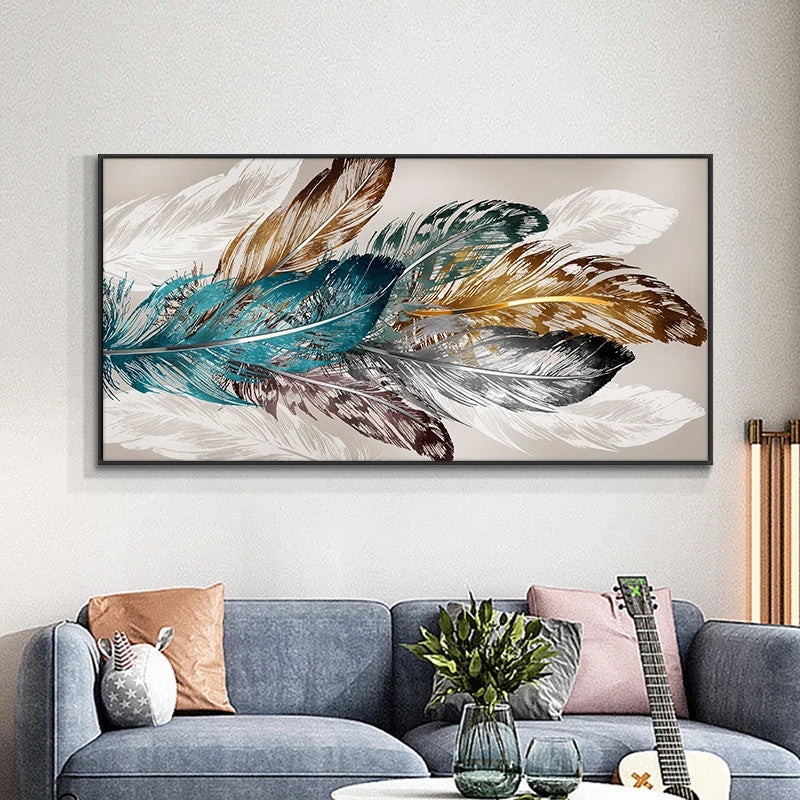 Quadro Ginko e Piume