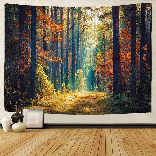 Arazzo luce nel bosco