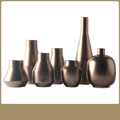 Vaso dorato ceramica