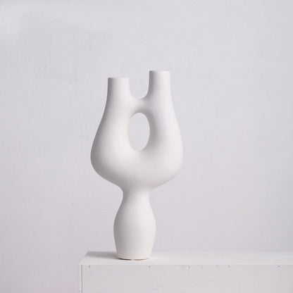 Scultura in ceramica astratta