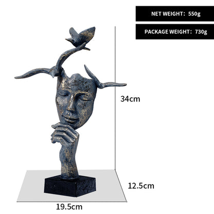 Statuetta astratta