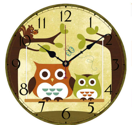 Orologio da parete Neon blu