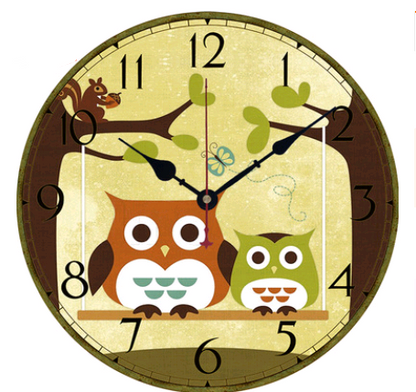 Orologio da parete Neon blu