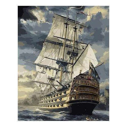 Quadro su tela Nave in mare