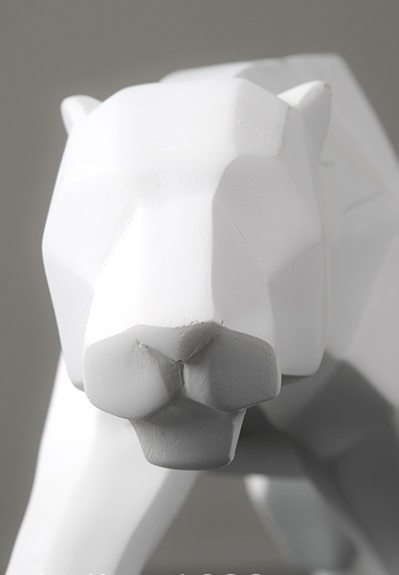 Scultura pantera nera