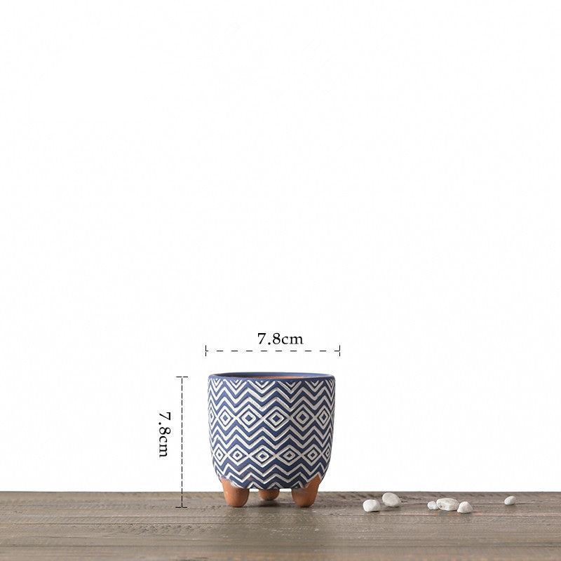 Vaso ceramica geometrico