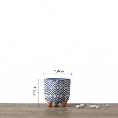 Vaso ceramica geometrico