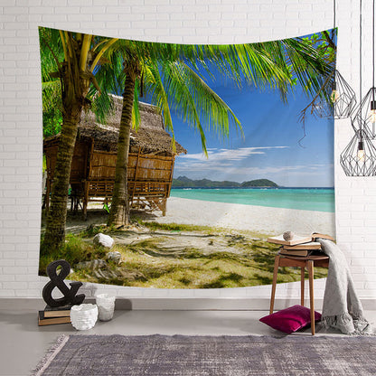 Tappezzeria tema spiaggia e palme
