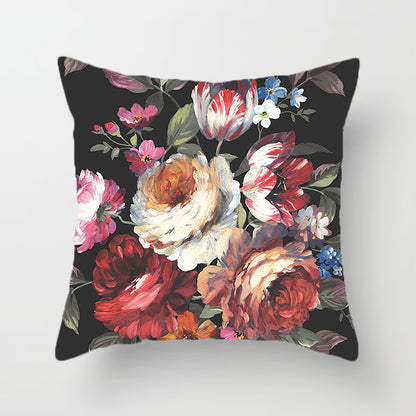 Federe rose vintage sfondo nero