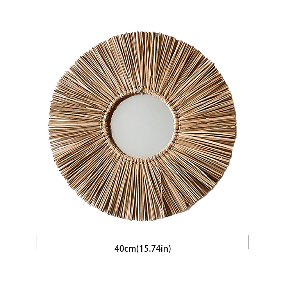 Specchio da parete con nappine