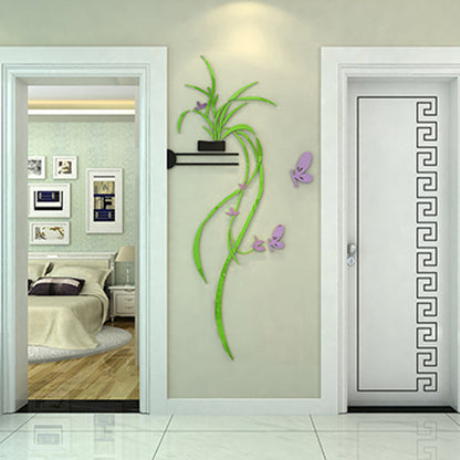 Adesivo Murale Orchidea 3D