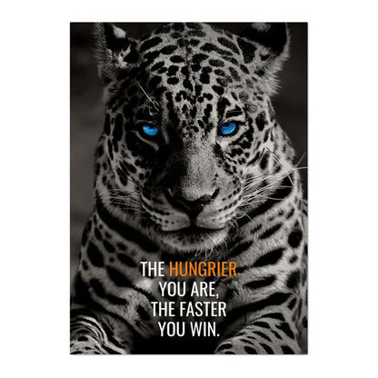 Poster Tigre bianco e nero