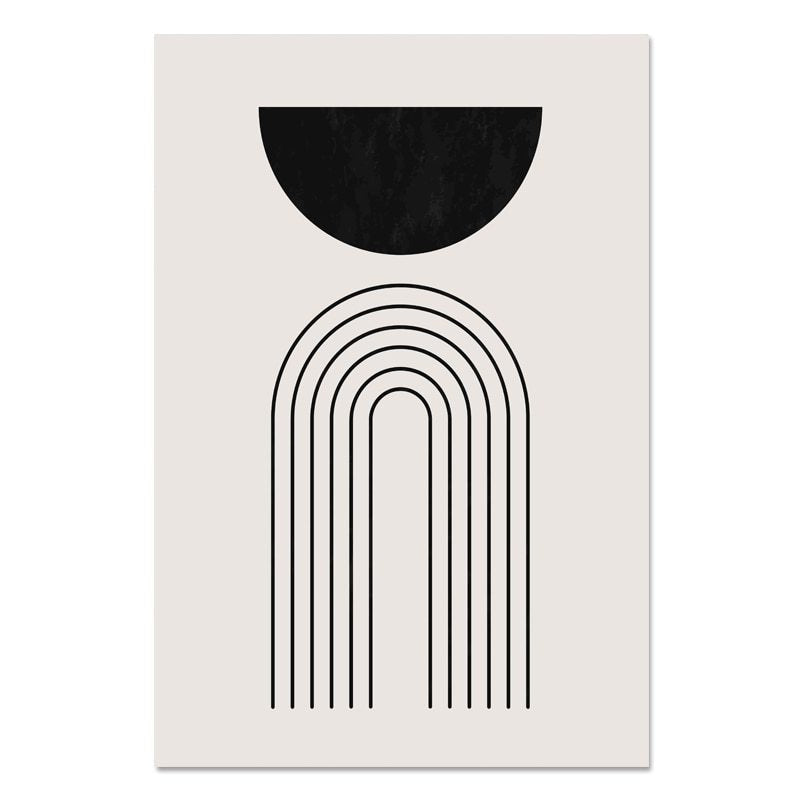 Poster Forme circolari geometriche