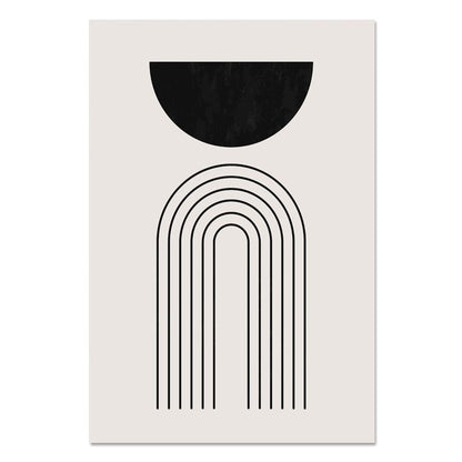 Poster Forme circolari geometriche