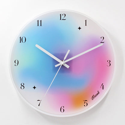Orologio da parete Motivi astratti tondeggianti