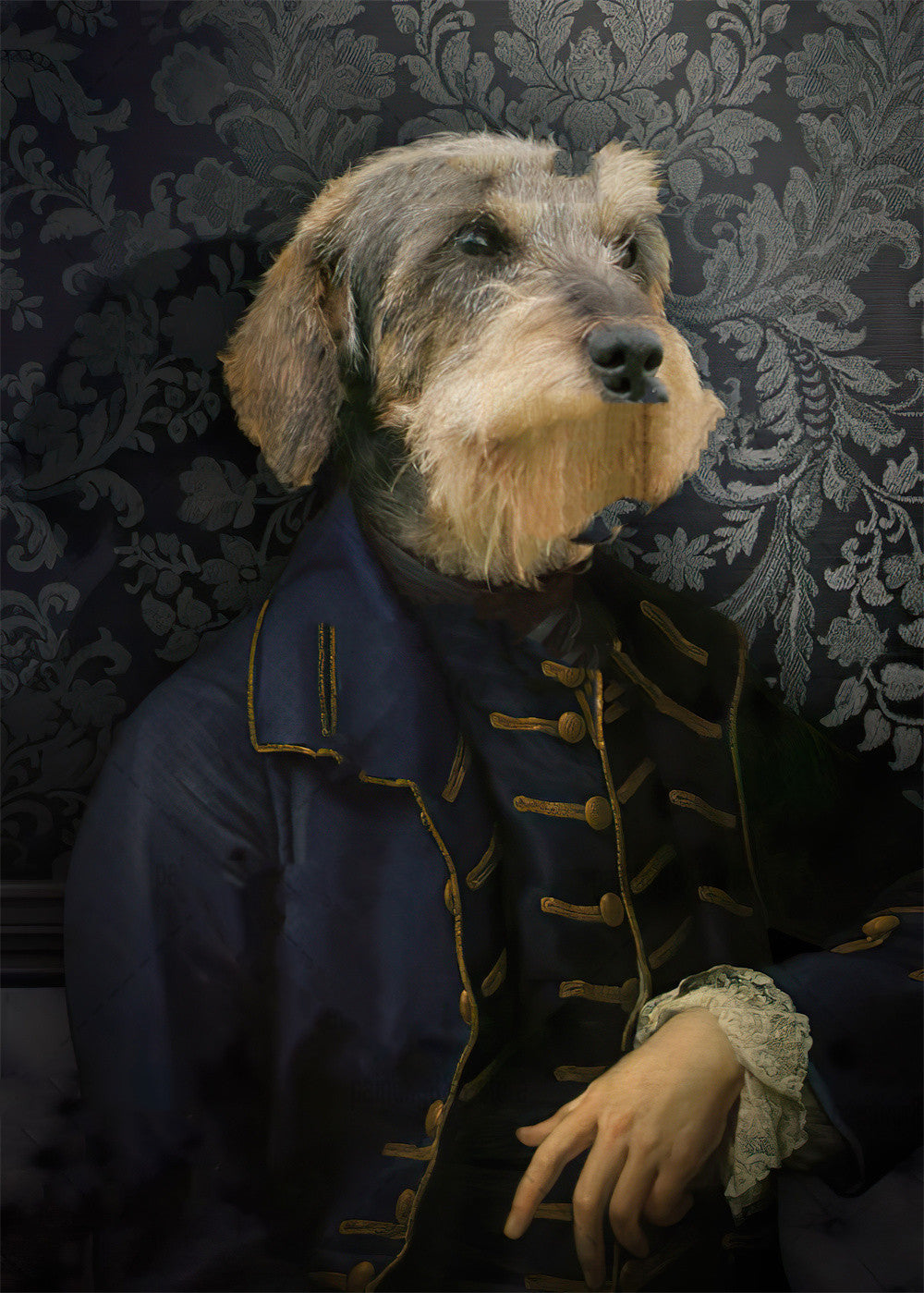 Tela ritratto cane