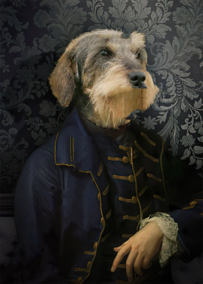 Tela ritratto cane