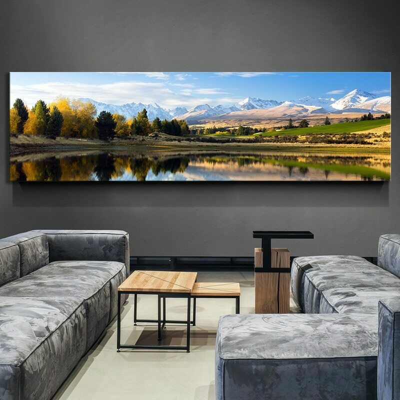 Quadro montagne e lago