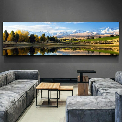 Quadro montagne e lago