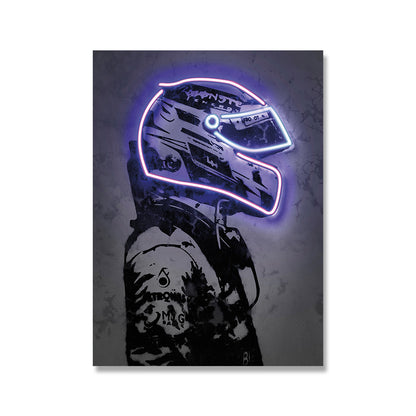 Tela Neon Casco Vintage