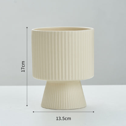 Vaso ceramica righe