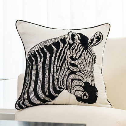 Coperta divano ricamata