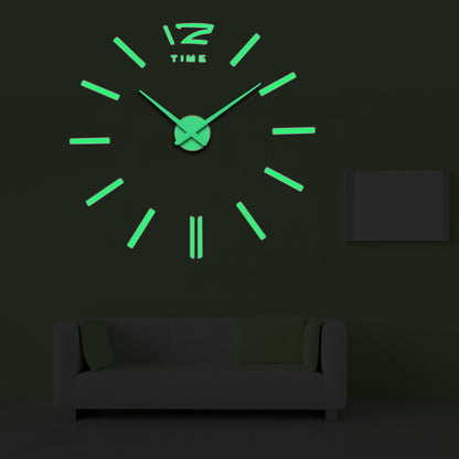 Orologio da parete Neon verde TIME