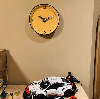 Orologio da parete Colore giallo pois