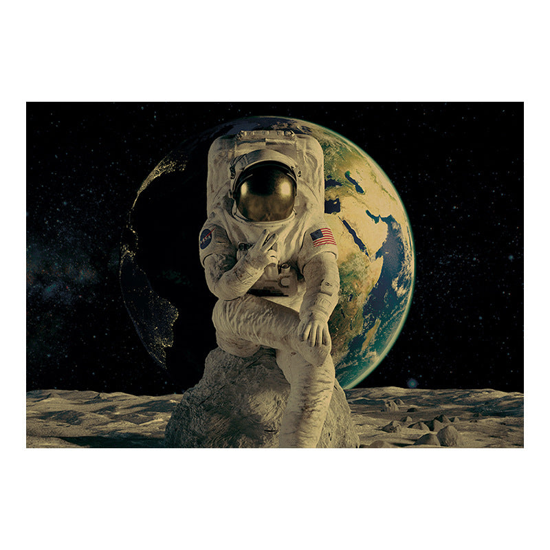 Poster astronauta retrò