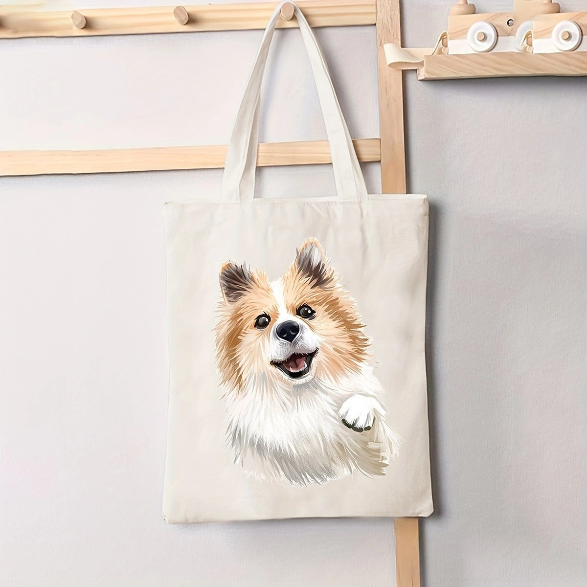 Borsa tela motivo cane