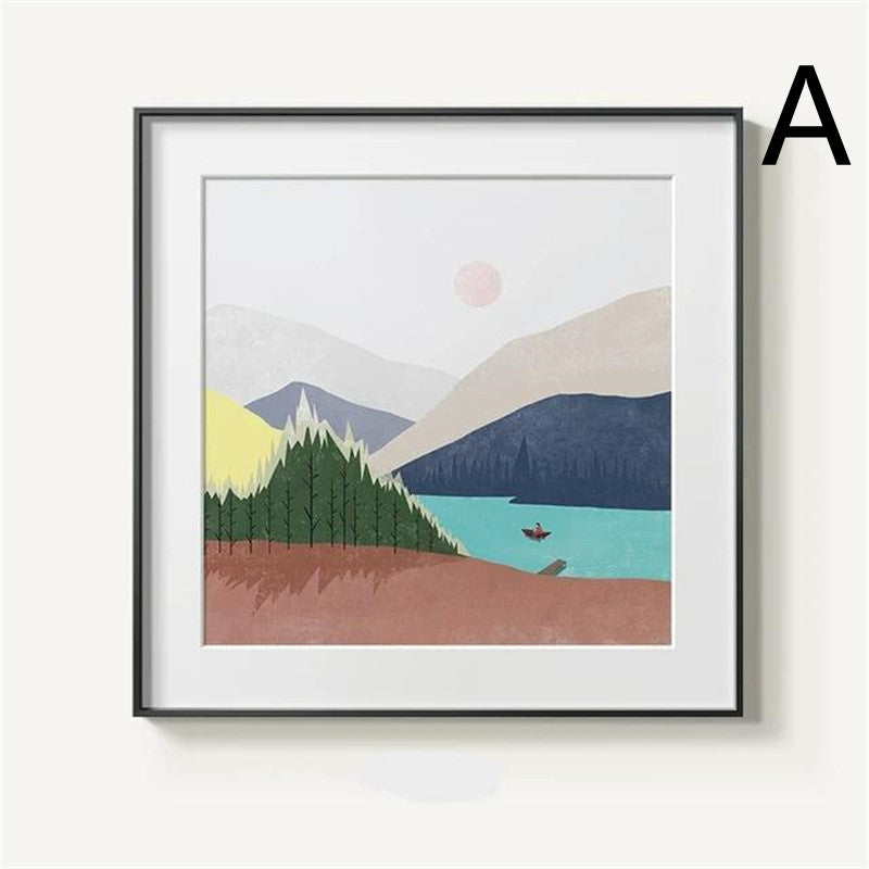 Quadro Montagna Astratta
