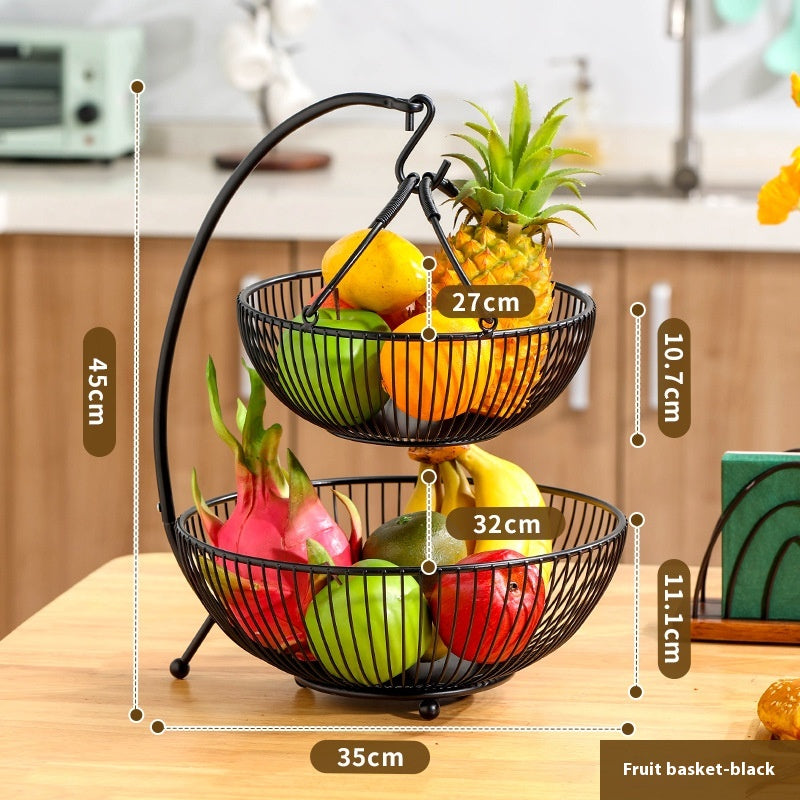 Cesto frutta doppio strato