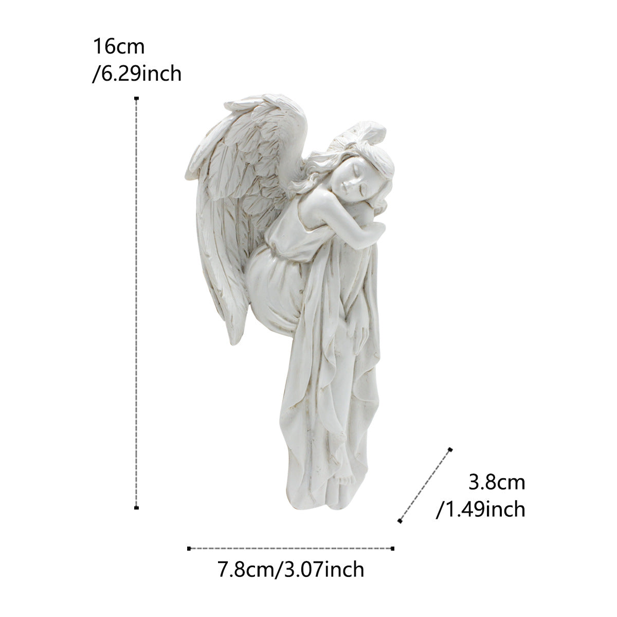 Ornamento Angelo in Resina