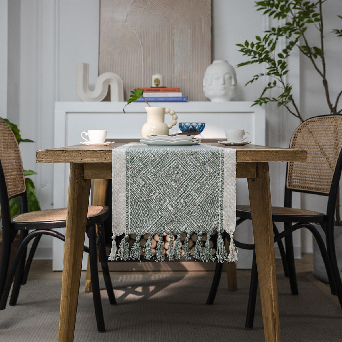 Tovaglia geometrica jacquard