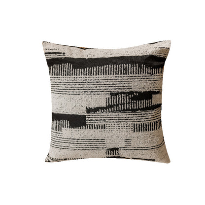 Federa jacquard bianco nero