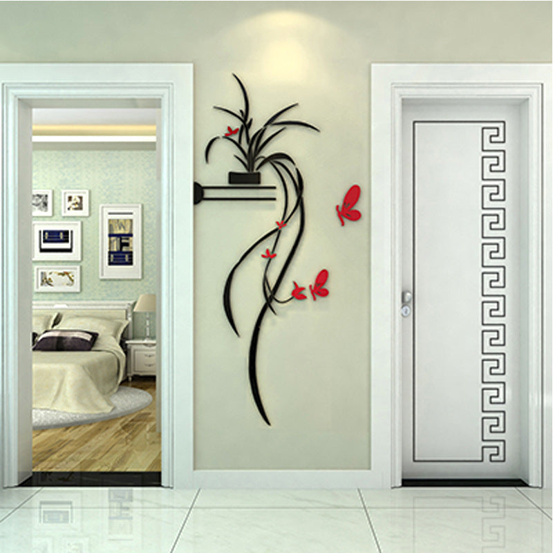 Adesivo Murale Orchidea 3D