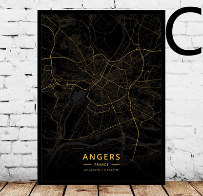 Poster Città Francesi