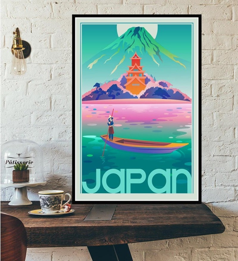 Poster canvas viaggio nel mondo